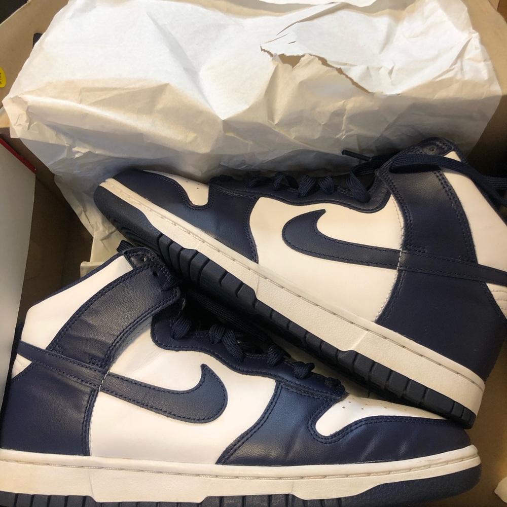 Nike Dunk High Midnight Navy